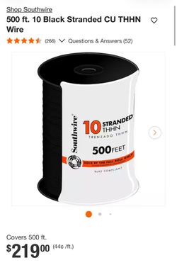 10 stranded wire 500’ spools brand new