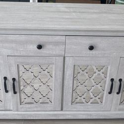 gray side table 