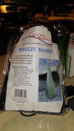 Hatchway 4 square breeze bandit. Need full opening hatch to work correctly. Cost 100 sell for 25 new