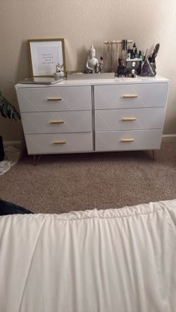 White dresser