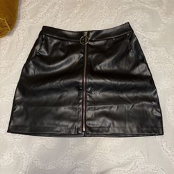 Alexia Admor Leather Skirt