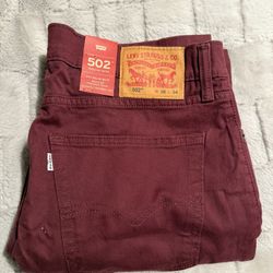 Levi’s 502 Regular Taper Men’s Jeans – W36 L34 – New with Tags