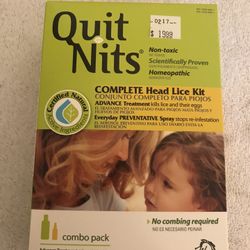 Quit Nits Homeopathic Head Lice Kit