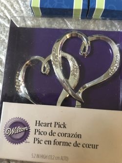 Wilton heart cake topper
