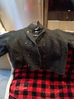 Wool half jacket
