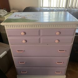 Kids Hand Painted Themed Dresser