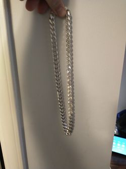 Sterling Sliver 201 Gram Chain 26 Inch