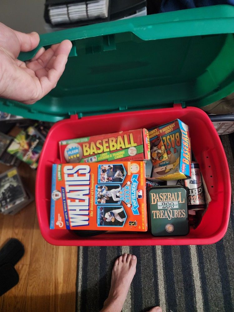 Bin Full Of Sports Stuff