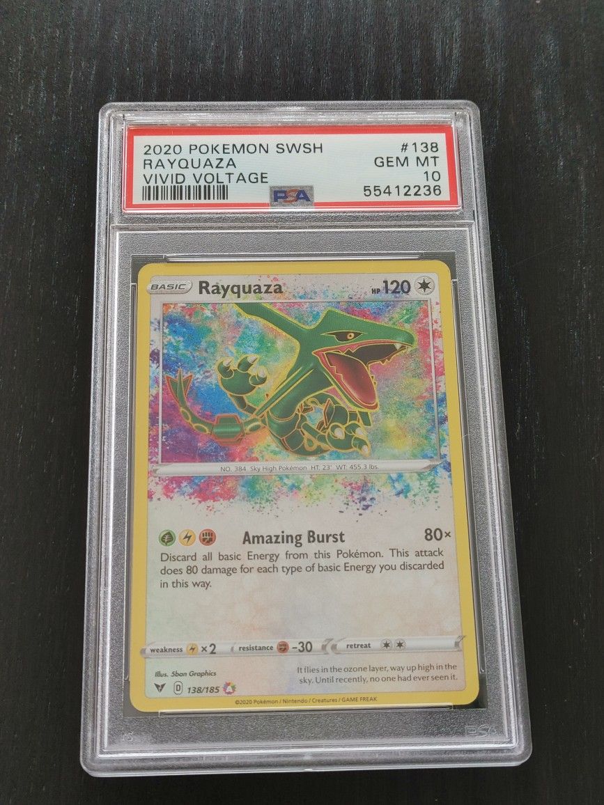 Pokemon Rayquaza 138/185 PSA 10