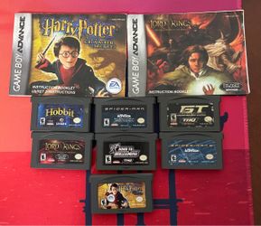 Game boy advance games/two manuals 7 games