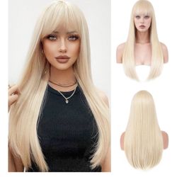 20 Inch Blonde Wig 