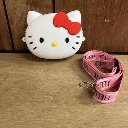 Brand New Hello Kitty Silicone Coin Purse.