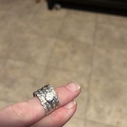 Sterling Silver 7 Day Ring 