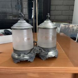 Victorian Vintage Pickle Caster Set