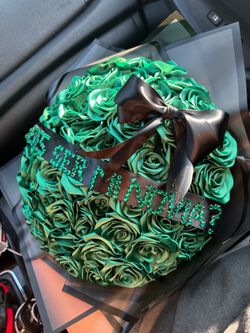 Forever ribbon rose bouquet
