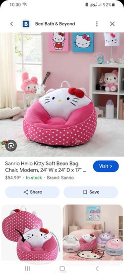 Hello kitty bean bag chair in good condition .