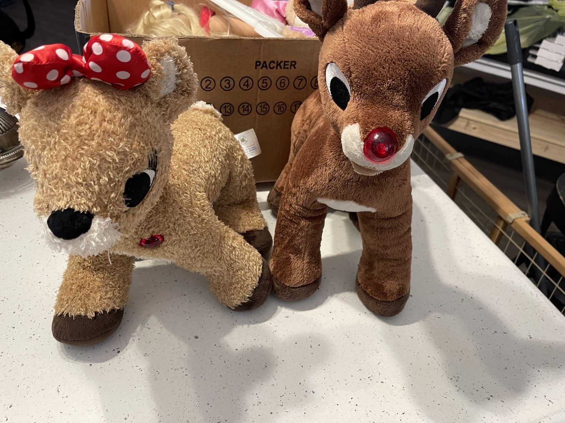 Build A Bear Rudolph And Clarice Light Up 