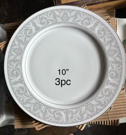 Vintage Imperial China 10pc Plate Set