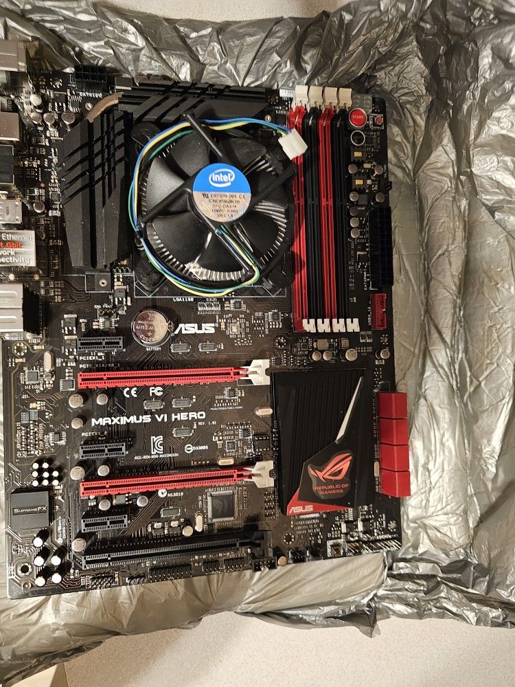Ram Included)ASUS MAXIMUS VI HERO LGA 1150 Intel Z87 HDMI SATA 6Gb/s USB 3.0 ATX Intel Motherboard