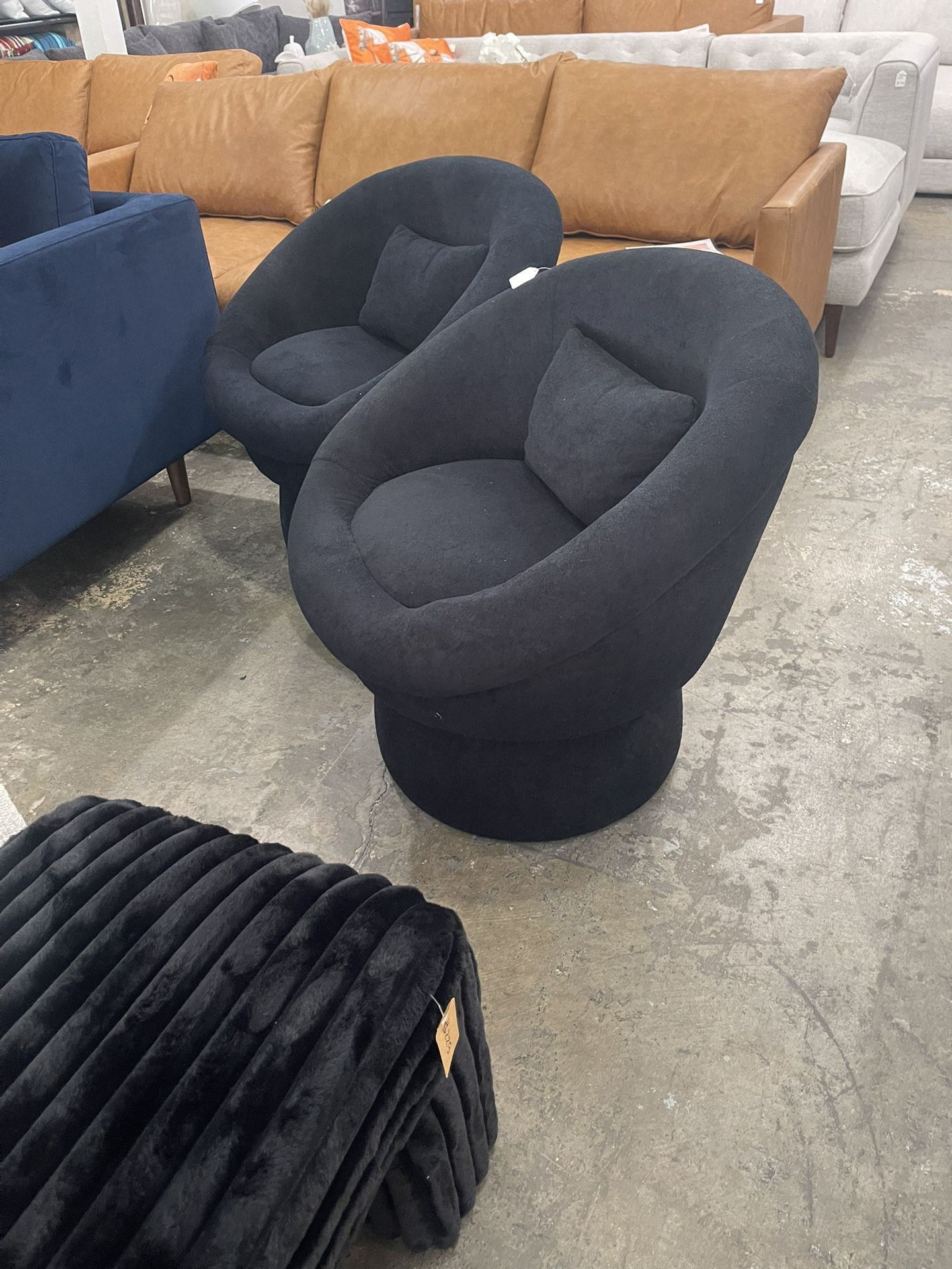 New Black Swivel Chair Delivery Available