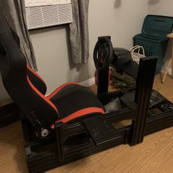 Logitech G29 Driving Force Racing Wheel and Pedals for PlayStation 4/5/PC And Next Level Racing GT Track Simulator Cockpit 