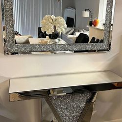 Mirrored Console Table