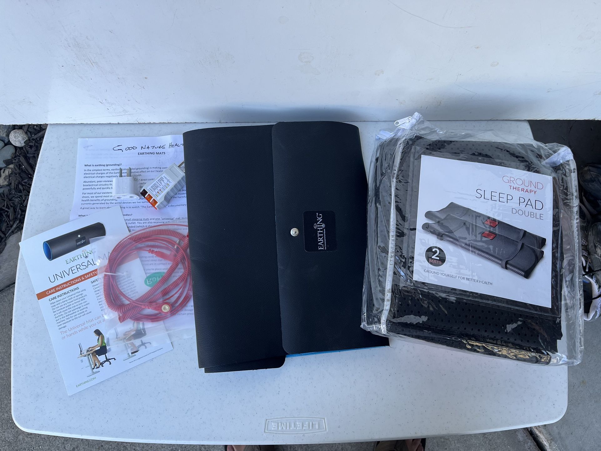 New & Never Used Earthing Grounding pack for universal space and bedroom mattress