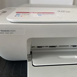 HP Deskjet 2624 Printer and Printer Cart