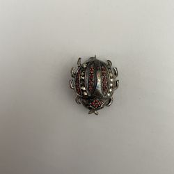 Silver Bug Brooch
