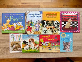 Lot of 8 Children's Pet-Themed Picture Books