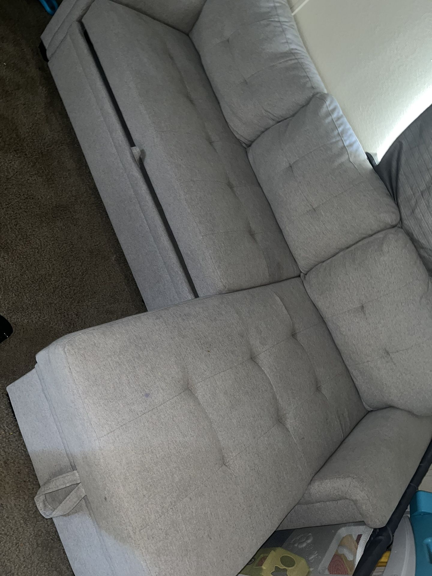 Sectional Chaise Sleeper With Charger And Storage