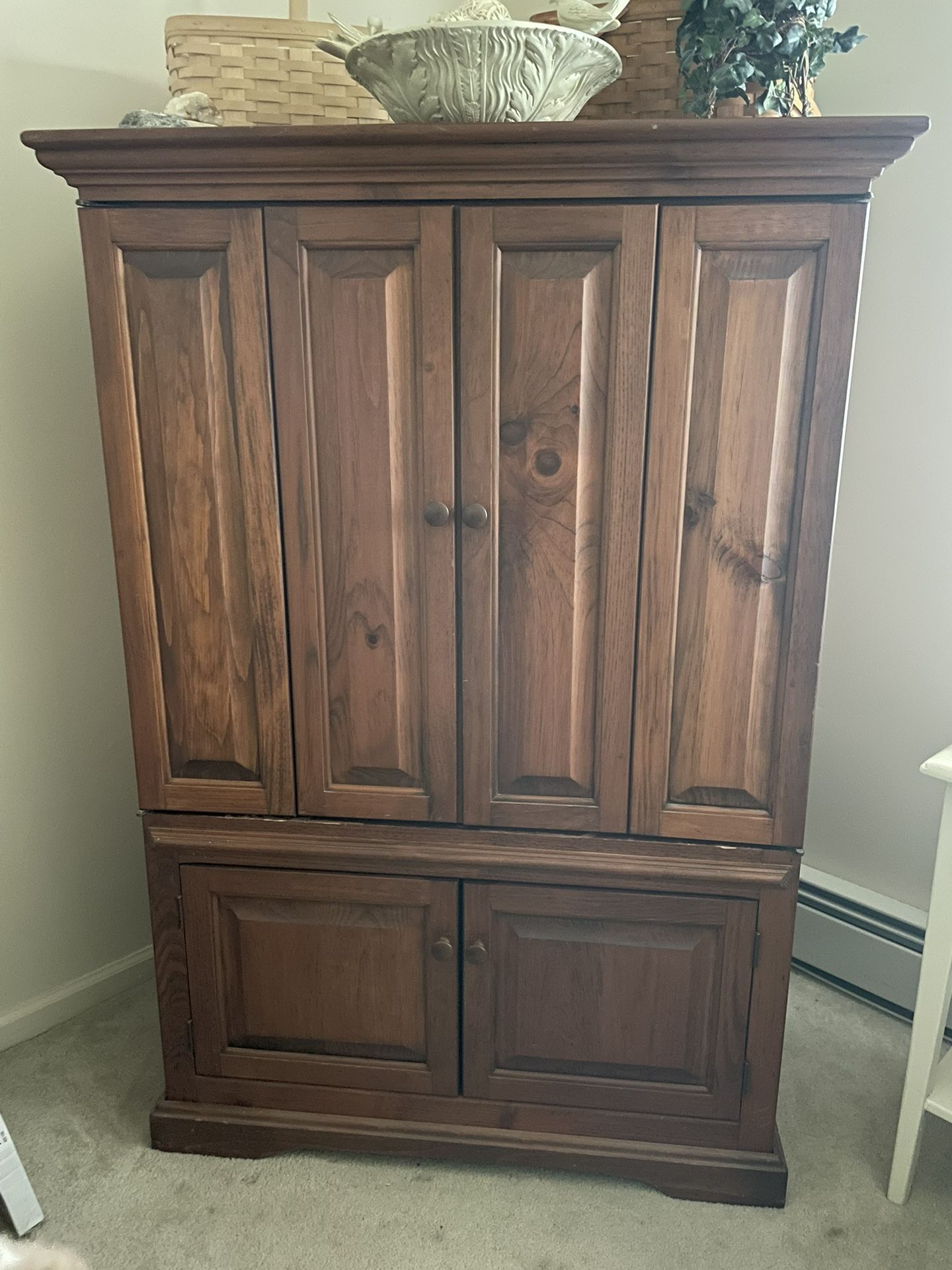 Cherry Wood TV Cabinet 