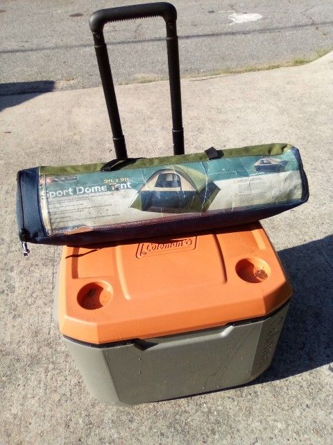 Ozark Trail 9ft Tent +Cooler 40.00