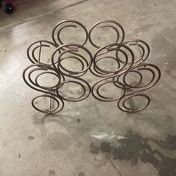 Wrought Iron Wine Rack