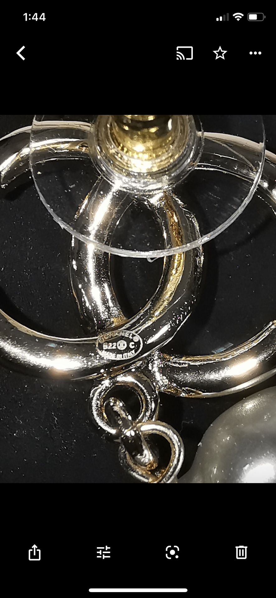 CHANEL 22C Heart Of Gold Large Earrings Breakaway Hoop Jumbo Statement  Cruise Set for Sale in Bayonne, NJ - OfferUp