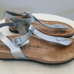 Birkenstock Sandals Women's Sz 11 Silver