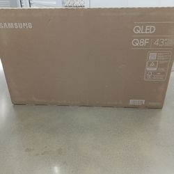 43" Samsung QLED Q8F flat screen TV