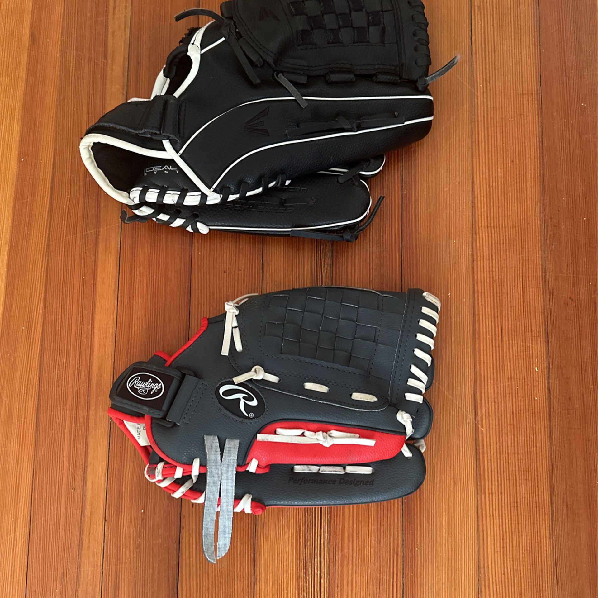 Father And Son Baseball Gloves 
