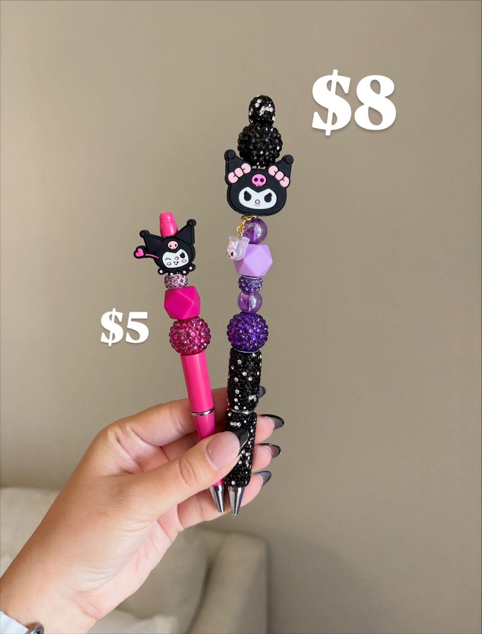 Beaded pens