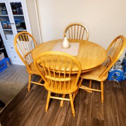 Dining Table 4 Chair And +
