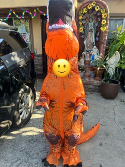 Kids inflatable dinosaur