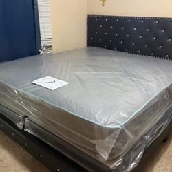 Brand new King Orthopedic Mattress + free box spring as a gift
