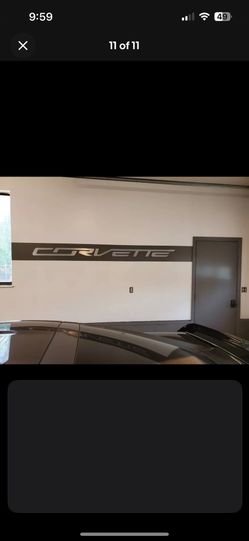 Metal Corvette Sign