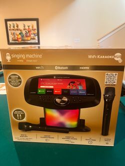Portable wifi karaoke singing machine!