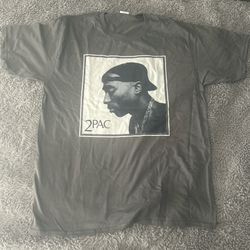Dark Grey Tupac Graphic hoodie