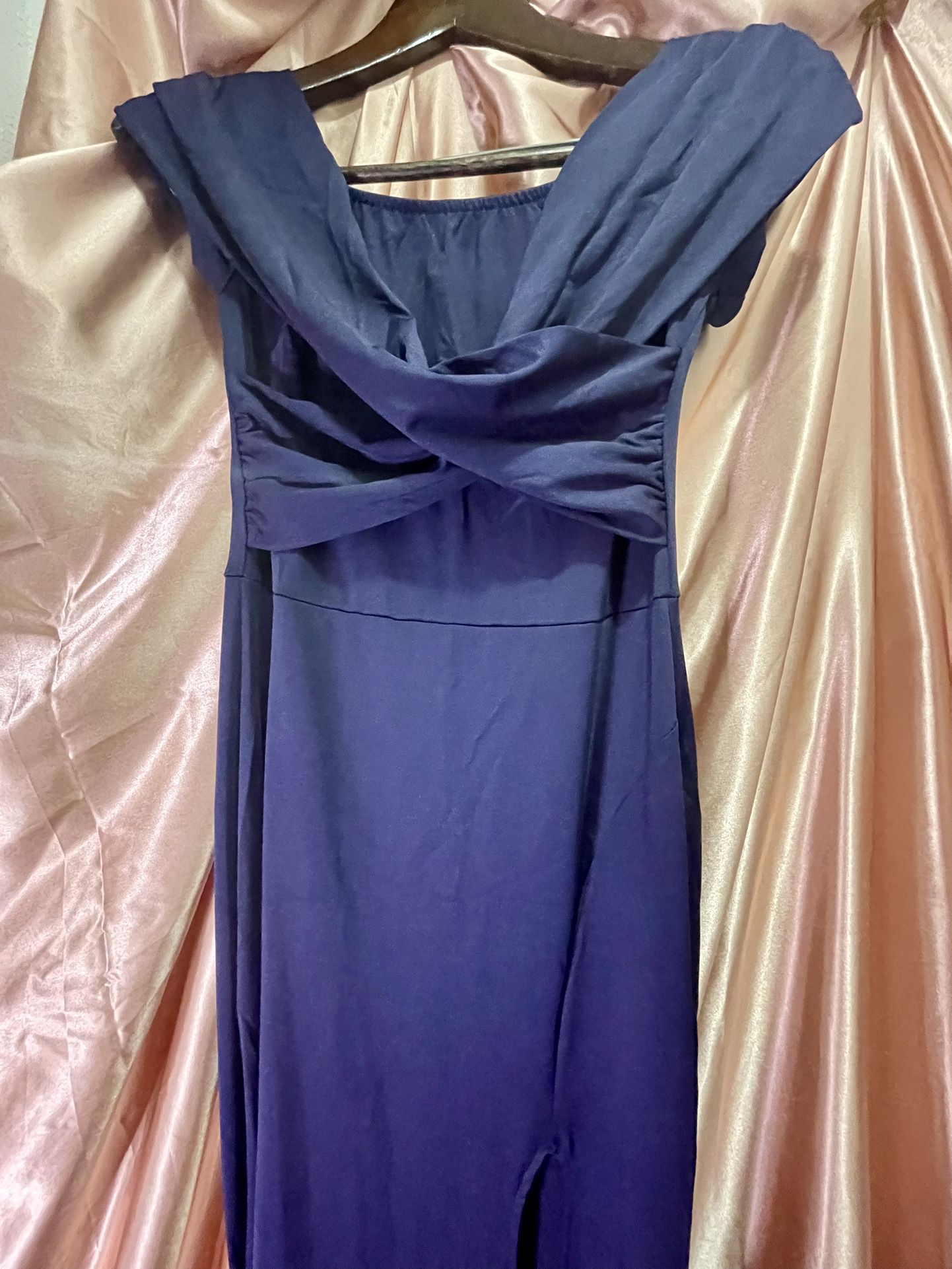 New Elegant Purple Dress