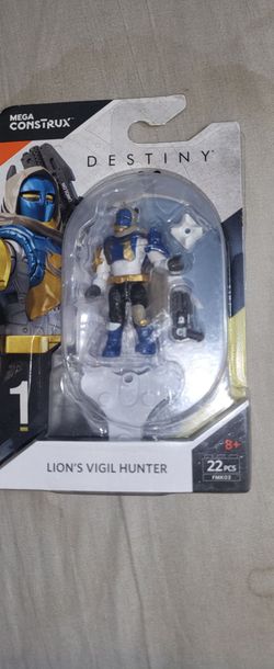 Mega Construx Destiny fmk03 22pcs LION'S VIRGIL HUNTER new