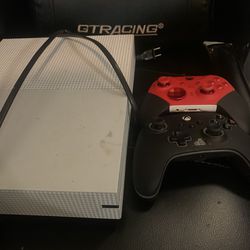 Xbox One S With Elite And Regular Xbox Controller 