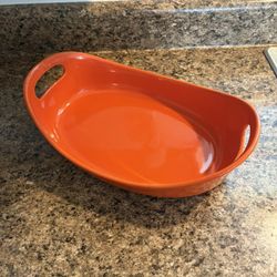 Rachel Wray 2.25 Orange Qt Dip Bowl. 