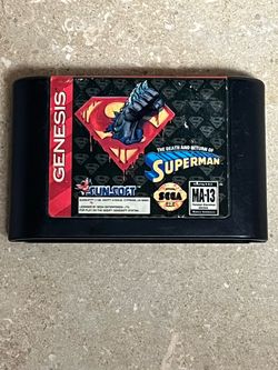 The Death and Return of Superman Sega Genesis